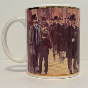 VINTAGE 1997 Cigar Aficionado Ceramic Coffee Mug 14 Oz Cup Rainmaker Group *RARE
